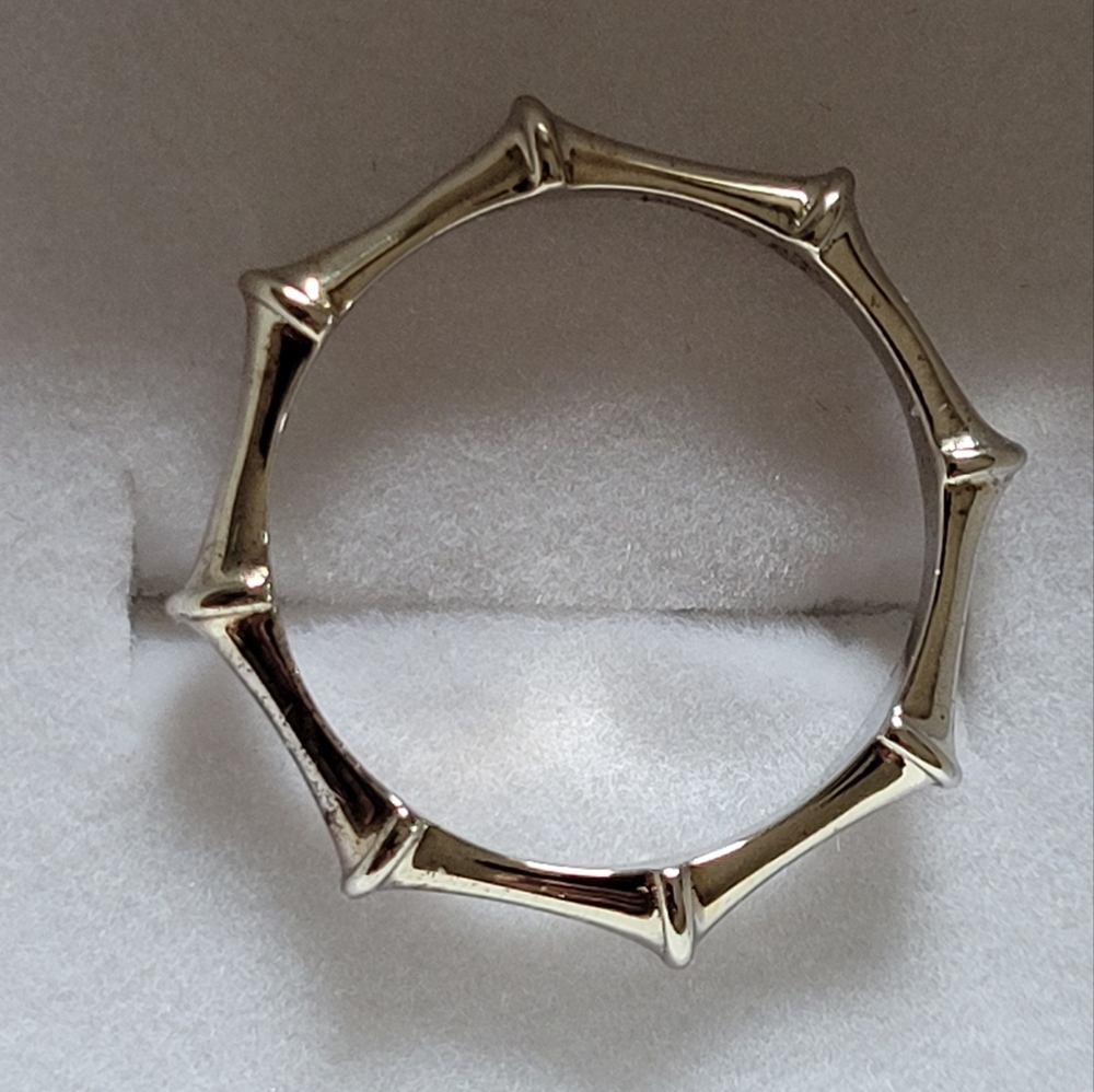Sterling Bamboo Style Band